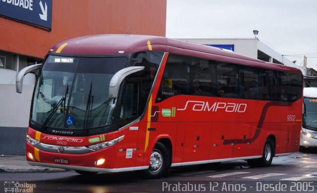 Viação Sampaio 9502 na cidade de Rio de Janeiro, Rio de Janeiro, Brasil, por Cristiano Soares da Silva. Número da foto: #5200014.