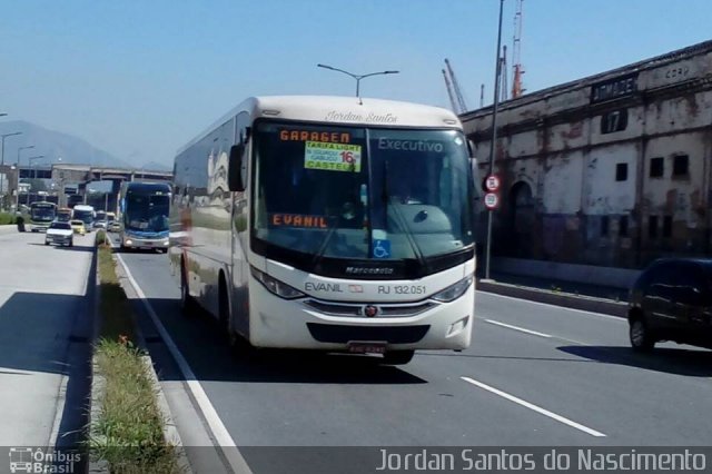 Evanil Transportes e Turismo RJ 132.051 na cidade de Rio de Janeiro, Rio de Janeiro, Brasil, por Jordan Santos do Nascimento. Número da foto: #5203136.