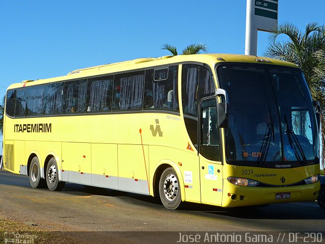 Viação Itapemirim 5039 na cidade de Gama, Distrito Federal, Brasil, por José Antônio Gama. Número da foto: #5202156.