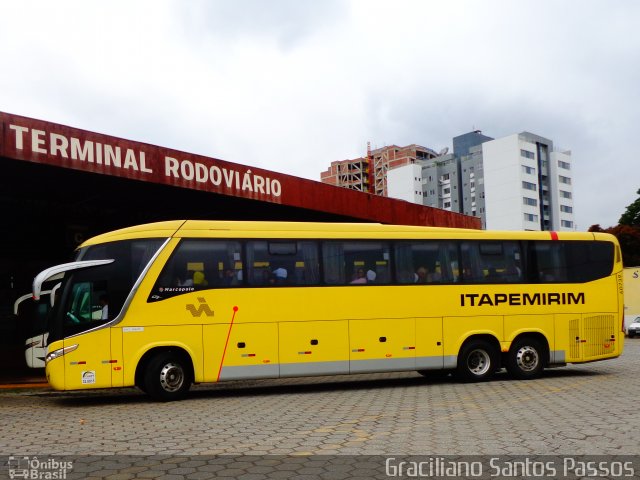 Viação Itapemirim 60739 na cidade de Coronel Fabriciano, Minas Gerais, Brasil, por Graciliano Santos Passos. ID da foto: 5204070.