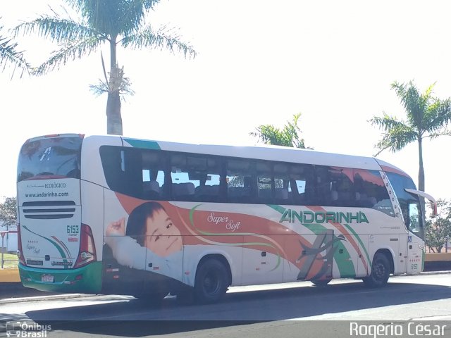 Empresa de Transportes Andorinha 6153 na cidade de Londrina, Paraná, Brasil, por Rogério César. ID da foto: 5203342.