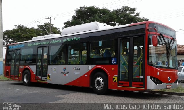 Itajaí Transportes Coletivos 2039 na cidade de Campinas, São Paulo, Brasil, por Matheus Gabriel dos Santos. Número da foto: #5206943.