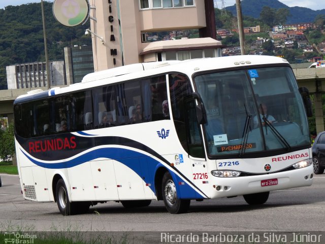 Reunidas Transportes Coletivos 27216 na cidade de Florianópolis, Santa Catarina, Brasil, por Ricardo Barboza da Silva Júnior. Número da foto: #5206965.