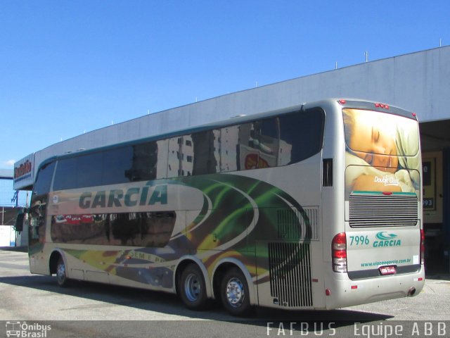 Viação Garcia 7996 na cidade de Sorocaba, São Paulo, Brasil, por Flavio Alberto Fernandes. Número da foto: #5204079.