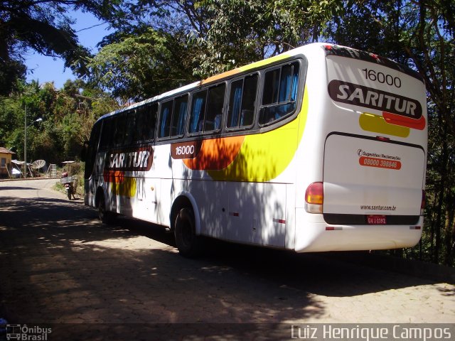 Saritur - Santa Rita Transporte Urbano e Rodoviário 16000 na cidade de Piedade dos Gerais, Minas Gerais, Brasil, por Luiz Henrique Campos. Número da foto: #5205968.