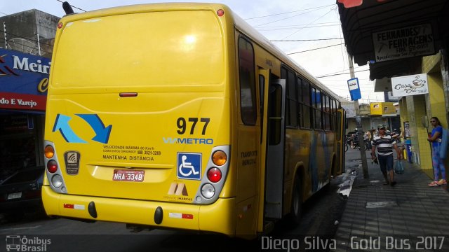 Via Metro - Auto Viação Metropolitana 977 na cidade de Juazeiro do Norte, Ceará, Brasil, por Diego Silva. ID da foto: 5204930.