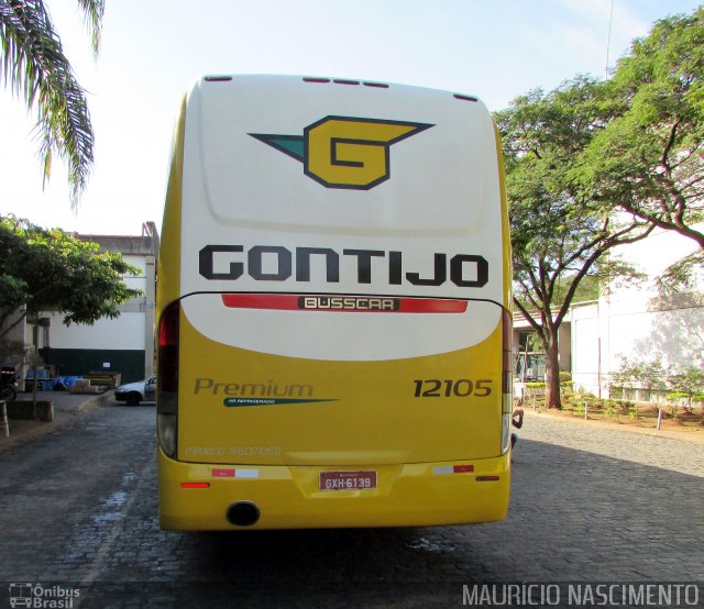 Empresa Gontijo de Transportes 12105 na cidade de Belo Horizonte, Minas Gerais, Brasil, por Maurício Nascimento. ID da foto: 5207286.