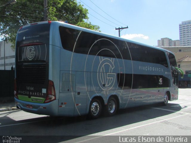 Viação Garcia 16164 na cidade de São Paulo, São Paulo, Brasil, por Lucas Elson de Oliveira. Número da foto: #5206350.
