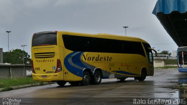 Viação Nordeste 1705 na cidade de Natal, Rio Grande do Norte, Brasil, por Italo Gustavo. Número da foto: #5207929.