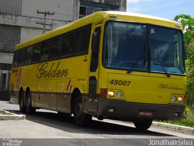 Viação Itapemirim 45007 na cidade de Recife, Pernambuco, Brasil, por Jonathan Silva. ID da foto: 5207701.