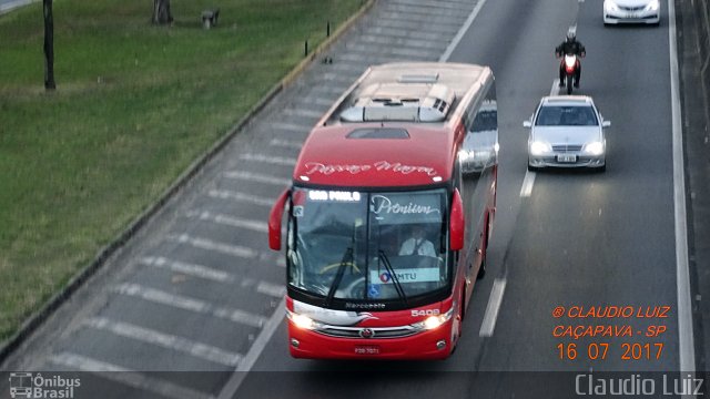 Empresa de Ônibus Pássaro Marron 5409 na cidade de Caçapava, São Paulo, Brasil, por Claudio Luiz. ID da foto: 5208643.