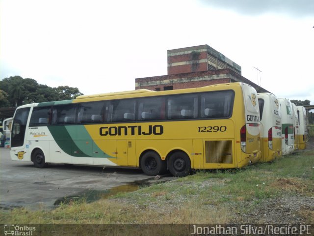 Empresa Gontijo de Transportes 12290 na cidade de Recife, Pernambuco, Brasil, por Jonathan Silva. ID da foto: 5207705.