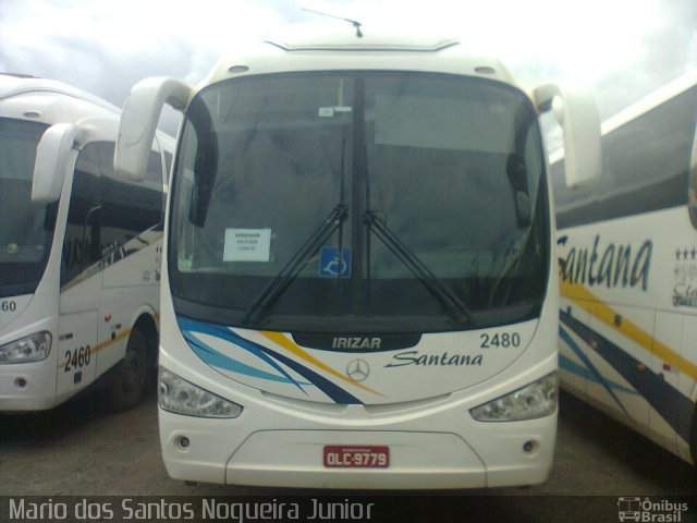 Empresas de Transportes Santana e São Paulo 2480 na cidade de Camaçari, Bahia, Brasil, por Mario dos Santos Nogueira Junior. ID da foto: 5207571.