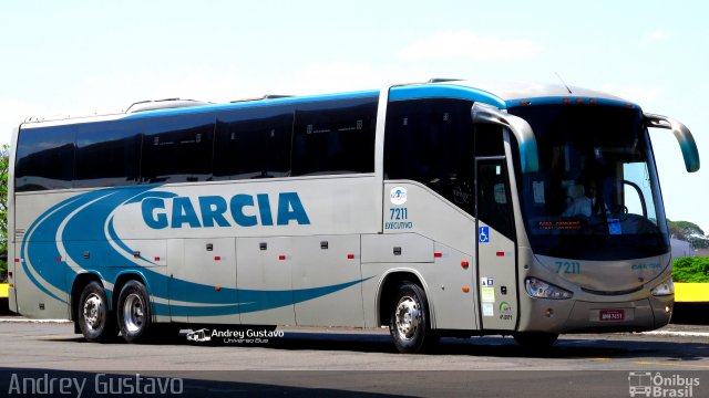 Viação Garcia 7211 na cidade de Londrina, Paraná, Brasil, por Andrey Gustavo. Número da foto: #5167961.