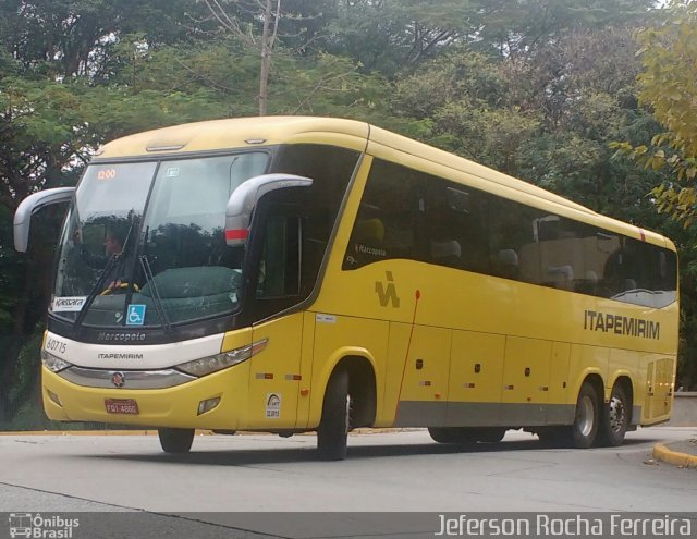 Viação Itapemirim 60715 na cidade de São Paulo, São Paulo, Brasil, por Jeferson Rocha Ferreira. ID da foto: 5166035.