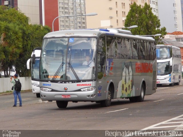 Reunidas Transportes Coletivos 28202 na cidade de Curitiba, Paraná, Brasil, por Reginaldo Levinski da Silva. Número da foto: #5165941.