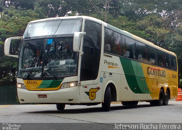 Empresa Gontijo de Transportes 12220 na cidade de São Paulo, São Paulo, Brasil, por Jeferson Rocha Ferreira. ID da foto: 5166045.