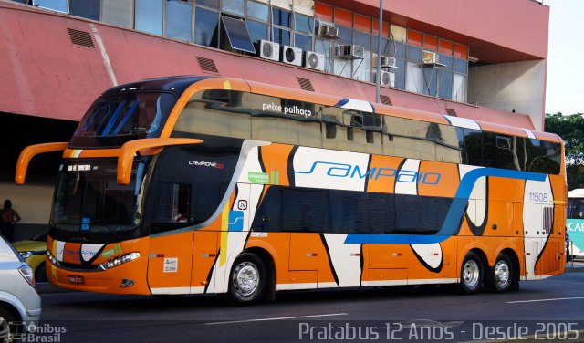 Viação Sampaio 11508 na cidade de Rio de Janeiro, Rio de Janeiro, Brasil, por Cristiano Soares da Silva. Número da foto: #5166115.