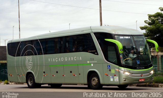 Viação Garcia 7218 na cidade de São Paulo, São Paulo, Brasil, por Cristiano Soares da Silva. Número da foto: #5165924.