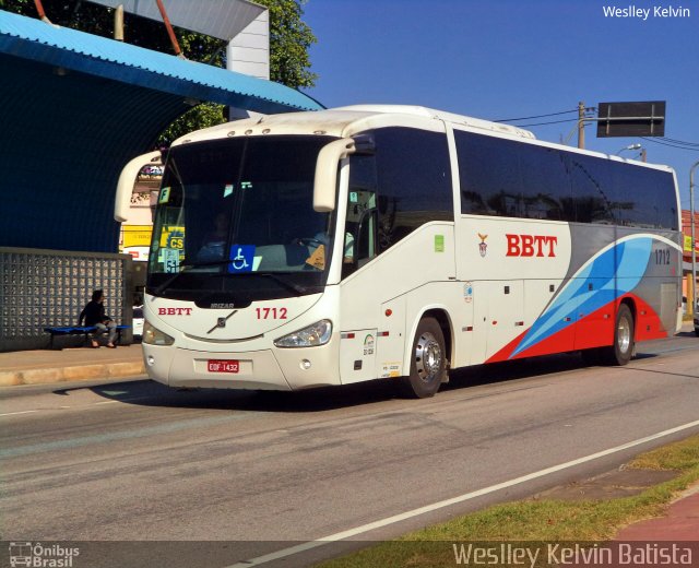 BBTT - Benfica Barueri Transporte e Turismo 1712 na cidade de Sorocaba, São Paulo, Brasil, por Weslley Kelvin Batista. ID da foto: 5211515.