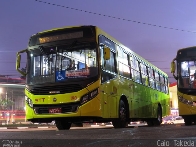 Empresa de Transportes e Turismo Carapicuiba 198 na cidade de Carapicuíba, São Paulo, Brasil, por Caio  Takeda. ID da foto: 5212212.