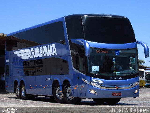 Viação Águia Branca 50060 na cidade de Vitória da Conquista, Bahia, Brasil, por Gabriel Valladares. ID da foto: 5212271.