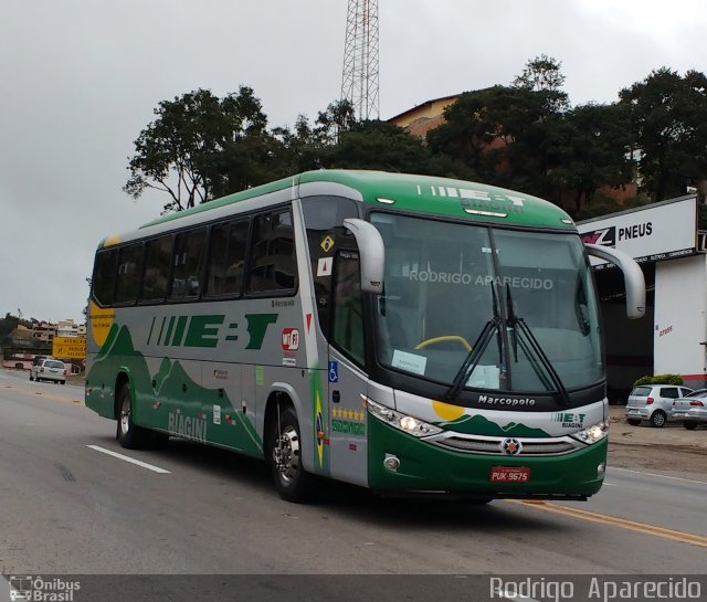 EBT - Expresso Biagini Transportes 9675 na cidade de Conselheiro Lafaiete, Minas Gerais, Brasil, por Rodrigo  Aparecido. Número da foto: #5211597.