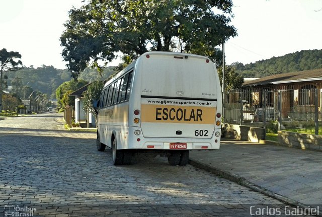 Gija Transportes 602 na cidade de Caxias do Sul, Rio Grande do Sul, Brasil, por Carlos Gabriel. Número da foto: #5211848.