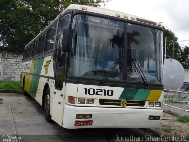 Empresa Gontijo de Transportes 10210 na cidade de Recife, Pernambuco, Brasil, por Jonathan Silva. ID da foto: 5213076.