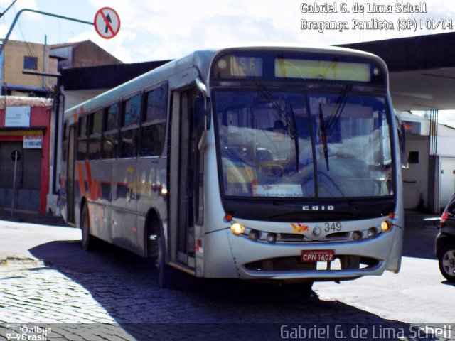 Nossa Senhora de Fátima Auto Ônibus 349 na cidade de Bragança Paulista, São Paulo, Brasil, por Gabriel Giacomin de Lima. Número da foto: #5213186.