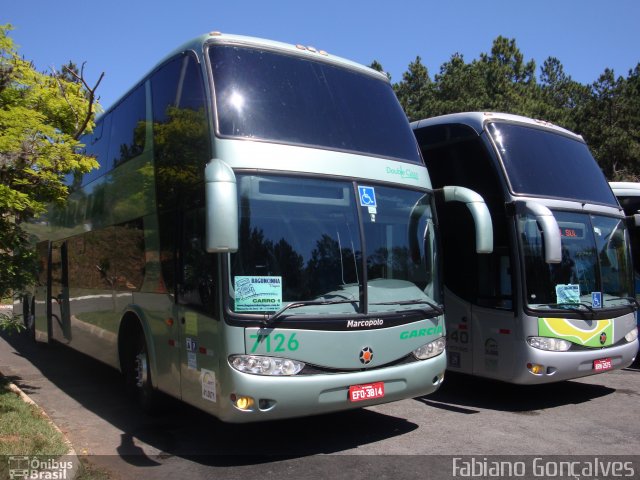 Viação Garcia 7126 na cidade de Poços de Caldas, Minas Gerais, Brasil, por Fabiano Gonçalves. ID da foto: 5212715.