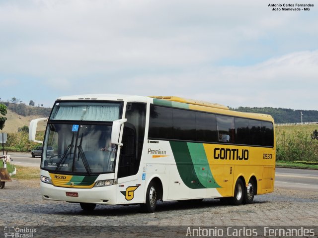 Empresa Gontijo de Transportes 11530 na cidade de João Monlevade, Minas Gerais, Brasil, por Antonio Carlos Fernandes. ID da foto: 5213215.