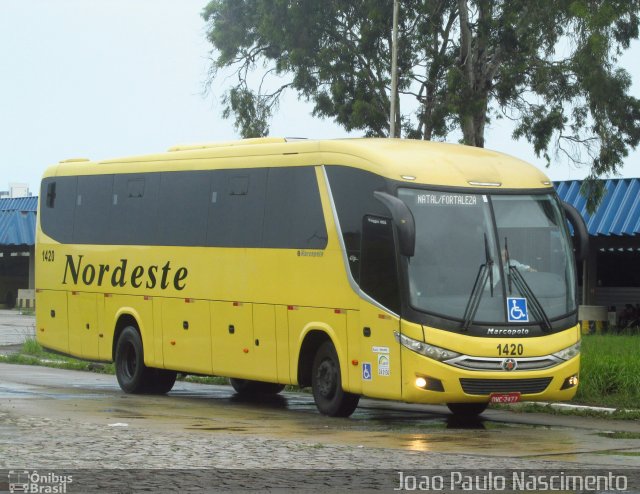 Viação Nordeste 1420 na cidade de Natal, Rio Grande do Norte, Brasil, por Joao Paulo Nascimento Silva. Número da foto: #5214065.