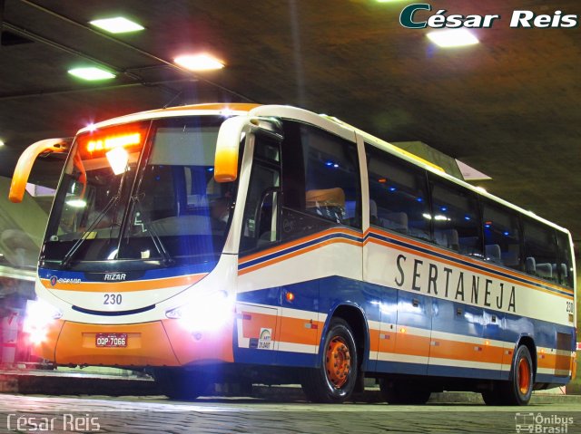 Viação Sertaneja 230 na cidade de Belo Horizonte, Minas Gerais, Brasil, por César Ônibus. Número da foto: #5215717.