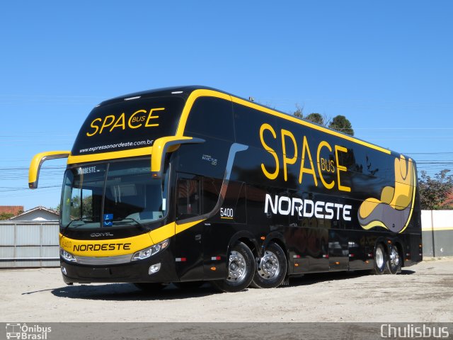 Expresso Nordeste 5400 na cidade de Curitiba, Paraná, Brasil, por Paulo Roberto Chulis. Número da foto: #5216378.