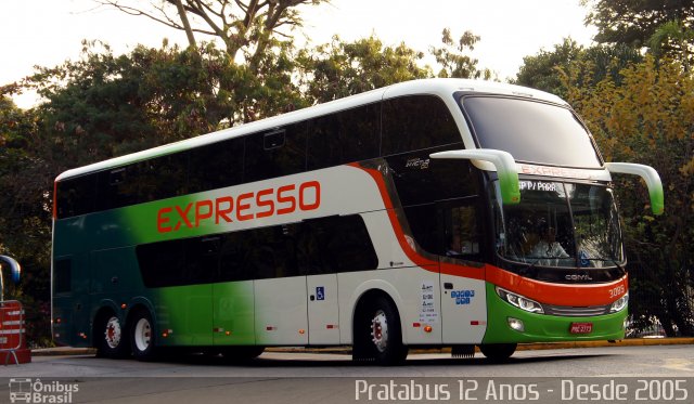 Expresso Transporte e Turismo Ltda. 3085 na cidade de São Paulo, São Paulo, Brasil, por Cristiano Soares da Silva. ID da foto: 5216700.