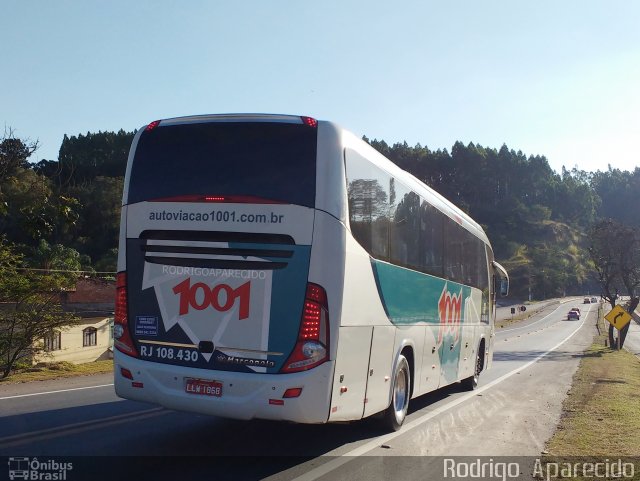 Auto Viação 1001 RJ 108.430 na cidade de Conselheiro Lafaiete, Minas Gerais, Brasil, por Rodrigo  Aparecido. ID da foto: 5218215.