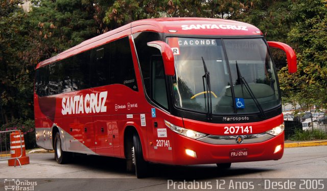 Viação Santa Cruz 207141 na cidade de São Paulo, São Paulo, Brasil, por Cristiano Soares da Silva. Número da foto: #5217335.