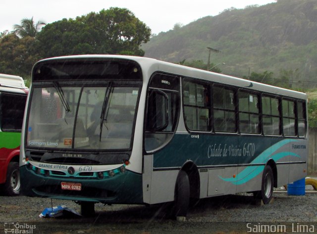 Viação Grande Vitória 6470 na cidade de Vitória, Espírito Santo, Brasil, por Saimom  Lima. ID da foto: 5217393.