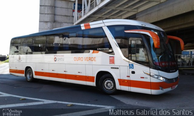 Auto Viação Ouro Verde 15012 na cidade de Campinas, São Paulo, Brasil, por Matheus Gabriel dos Santos. ID da foto: 5218871.