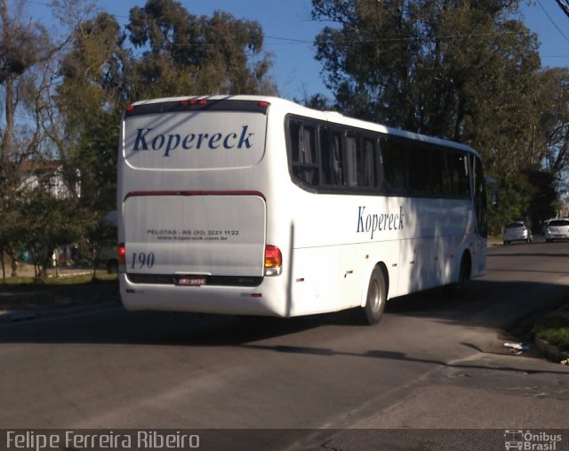 Kopereck Turismo 190 na cidade de Pelotas, Rio Grande do Sul, Brasil, por Felipe Ferreira Ribeiro. ID da foto: 5217446.