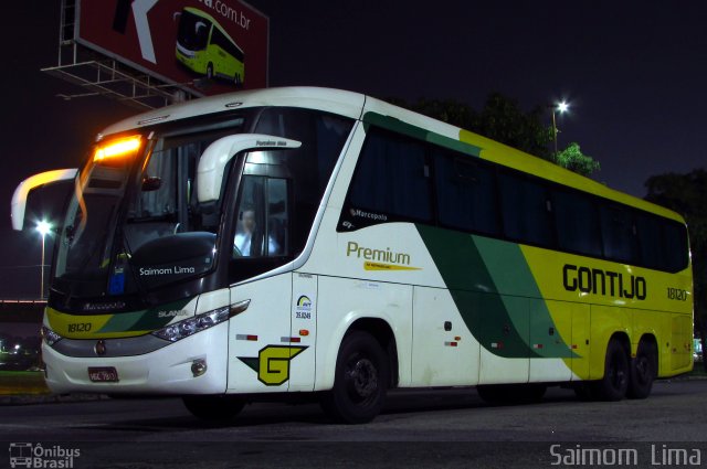 Empresa Gontijo de Transportes 18120 na cidade de Vitória, Espírito Santo, Brasil, por Saimom  Lima. ID da foto: 5217516.