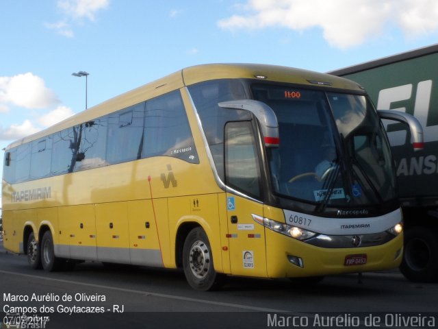Viação Itapemirim 60817 na cidade de Campos dos Goytacazes, Rio de Janeiro, Brasil, por Marco Aurélio de Oliveira. Número da foto: #5216847.