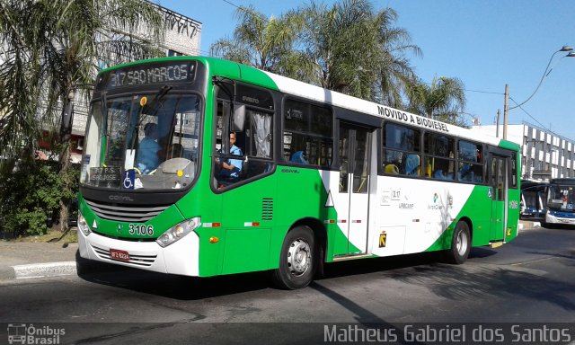 VB Transportes e Turismo 3106 na cidade de Campinas, São Paulo, Brasil, por Matheus Gabriel dos Santos. Número da foto: #5219957.
