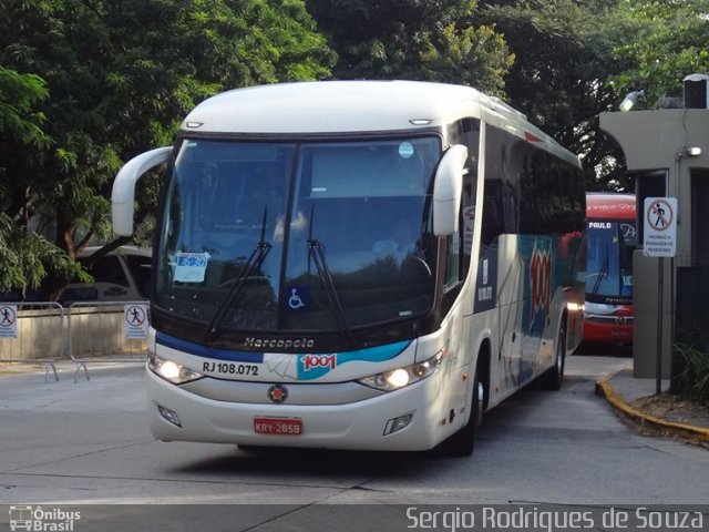 Auto Viação 1001 RJ 108.072 na cidade de São Paulo, São Paulo, Brasil, por Sergio Rodrigues de Souza. ID da foto: 5220357.