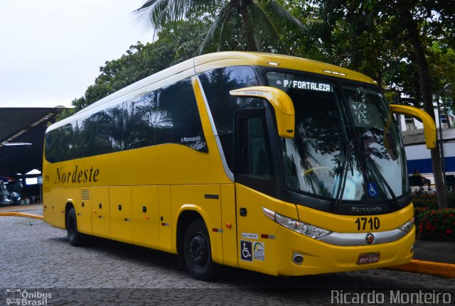 Viação Nordeste 1710 na cidade de Fortaleza, Ceará, Brasil, por Ricardo Silva Monteiro. ID da foto: 5220377.