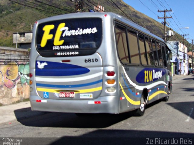 FL Turismo 6816 na cidade de Petrópolis, Rio de Janeiro, Brasil, por Zé Ricardo Reis. ID da foto: 5220086.