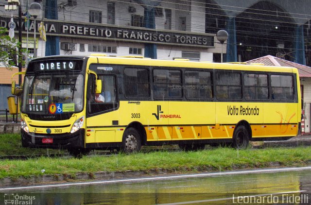 Viação Pinheiral 3003 na cidade de Volta Redonda, Rio de Janeiro, Brasil, por Leonardo Fidelli. Número da foto: #5219879.