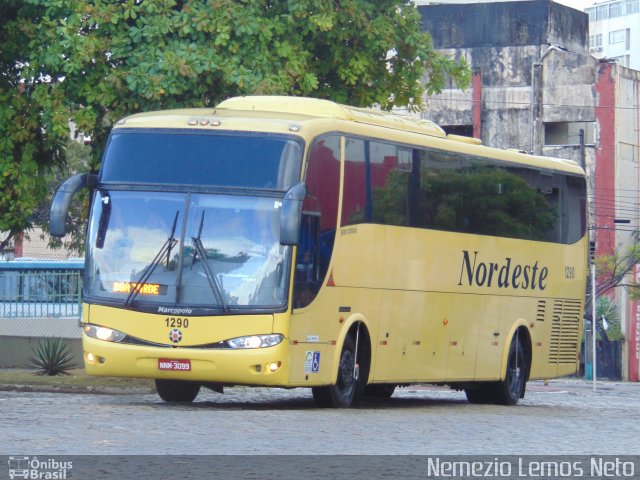 Viação Nordeste 1290 na cidade de Fortaleza, Ceará, Brasil, por Nemezio Lemos Neto. Número da foto: #5219987.