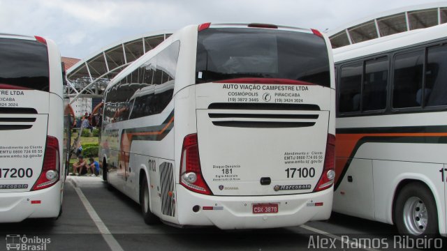 Viação Campestre 17100 na cidade de Aparecida, São Paulo, Brasil, por Alex Ramos Ribeiro. Número da foto: #5220561.